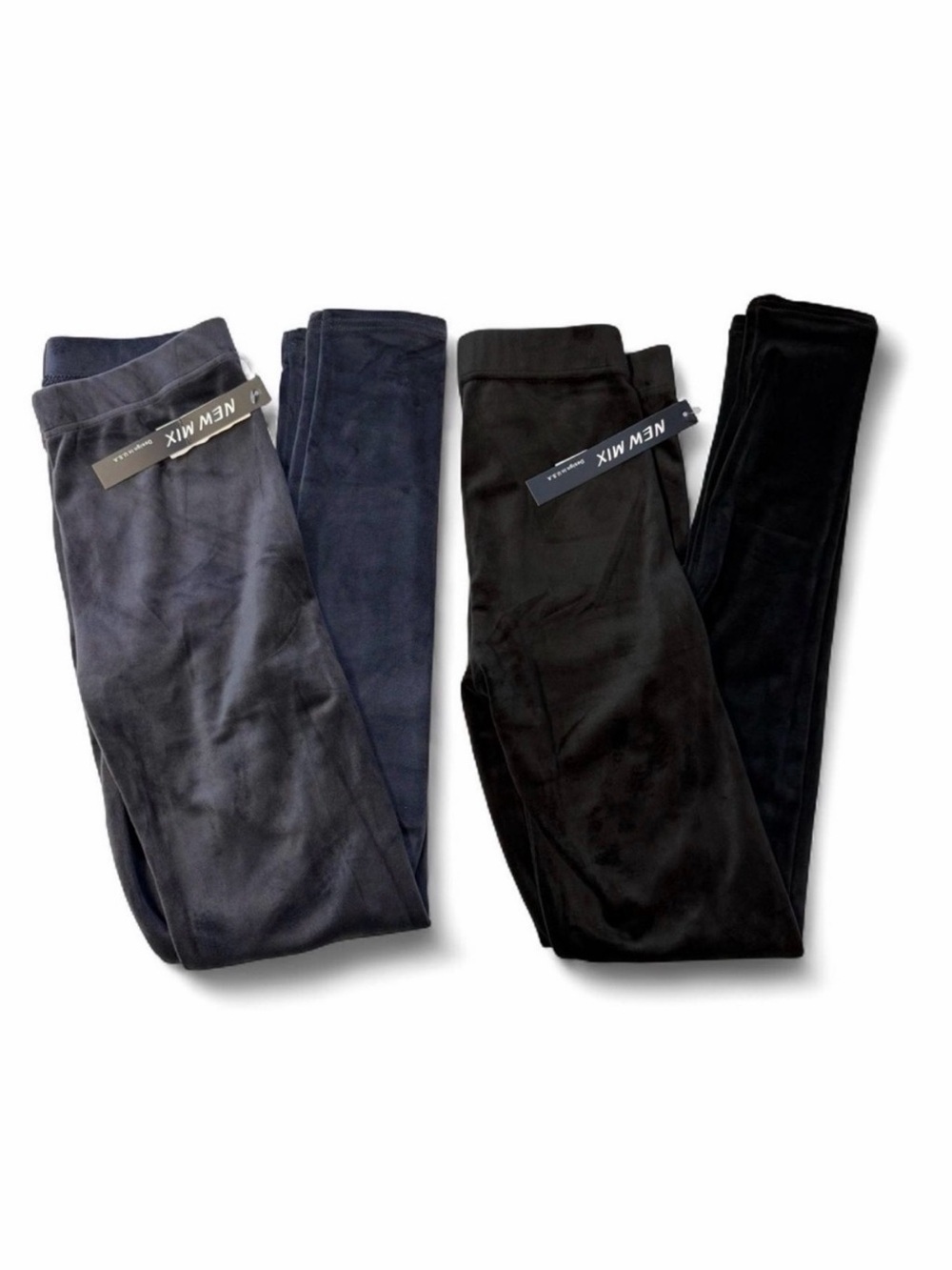 New Mix Velour Leggings Bundle Women’s Small Grey Black Cozy Soft Comfy Relax